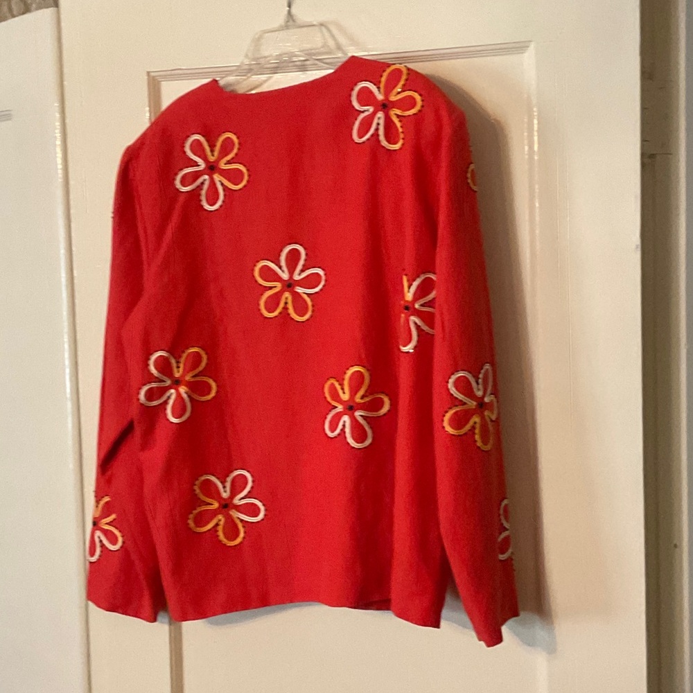 Fully Lined, Boxy Spring Jacket With Embroidered … - image 2